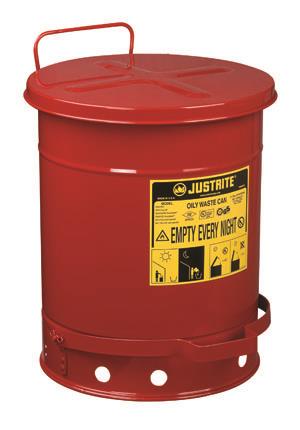 JUSTRITE 10GAL OILY WASTE CAN FOOT COVER - Flammable Storage Cabinets